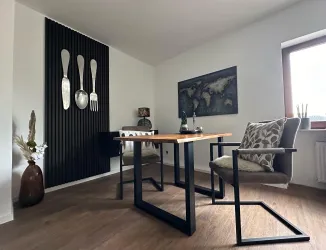Wohnzimmer - Essbereich (© Kerstin Kaub)