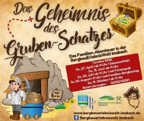 Plakat "Geheimnis des Grubenschatzes"