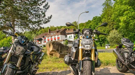 Motorrad (© Waldhotel Eisenberg)