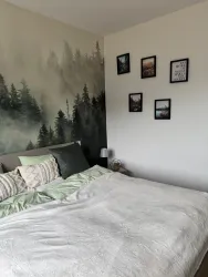 Schlafzimmer grün (© Fam. Gläßge)