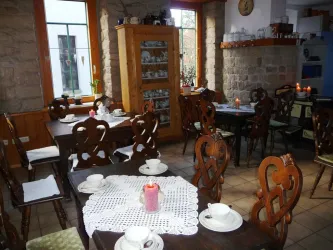 Gastraum des Cafés (© Christa Baum)