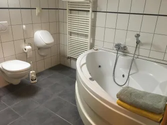 Teil des Badezimmers