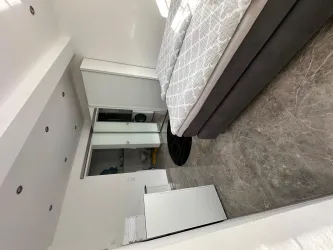 Schlafzimmer mit Bad