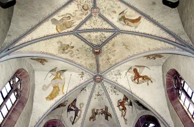 oberndorf/Bemalung des Gewölbes