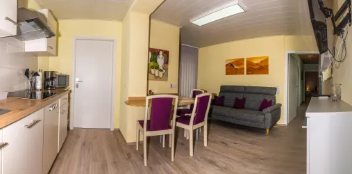 Fewo Küche Wohnzimmer 2