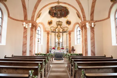 Innenraum Kirche Schweisweiler