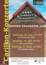 Plakat DIN A 3 Carillon-Konzerte 2025
