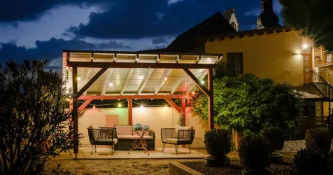 Abendstimmung im Garten (© Hotel Kollektur)