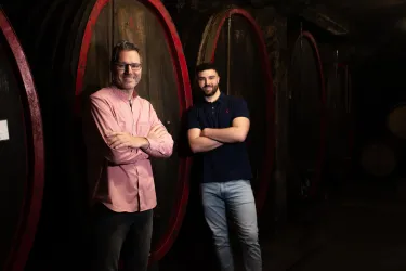 Dirk und Moritz Himmel (© Weingut Schwan)