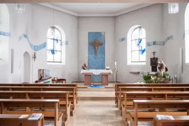 Kath. Kirche Ruppertsecken-innen (© VG Rockenhasuen)
