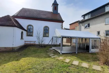 Blick auf die Kirche in Ruppertsecken (© Fam. Hellinger)