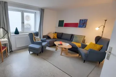Wohnzimmer Ferienwohnung 1 (© Fam. Hellinger)