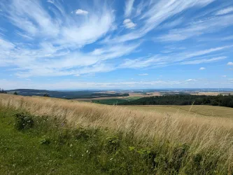 Ausblick Wohnmobilstellplatz Richtung Appeltal