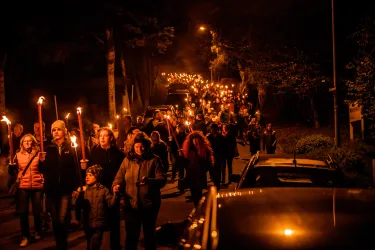 Samhain Fackelwanderung zum Keltengarten