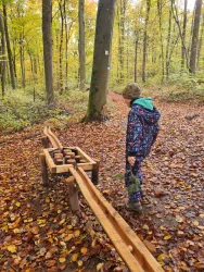 Labyrinth an der Waldkugelbahn