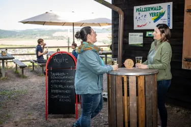 Erfrischungen an der Hohlsteinhütte