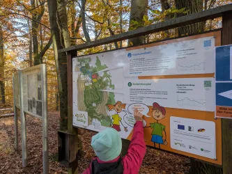 Übersichtskarte Murmelbahn und Erlebnispfad