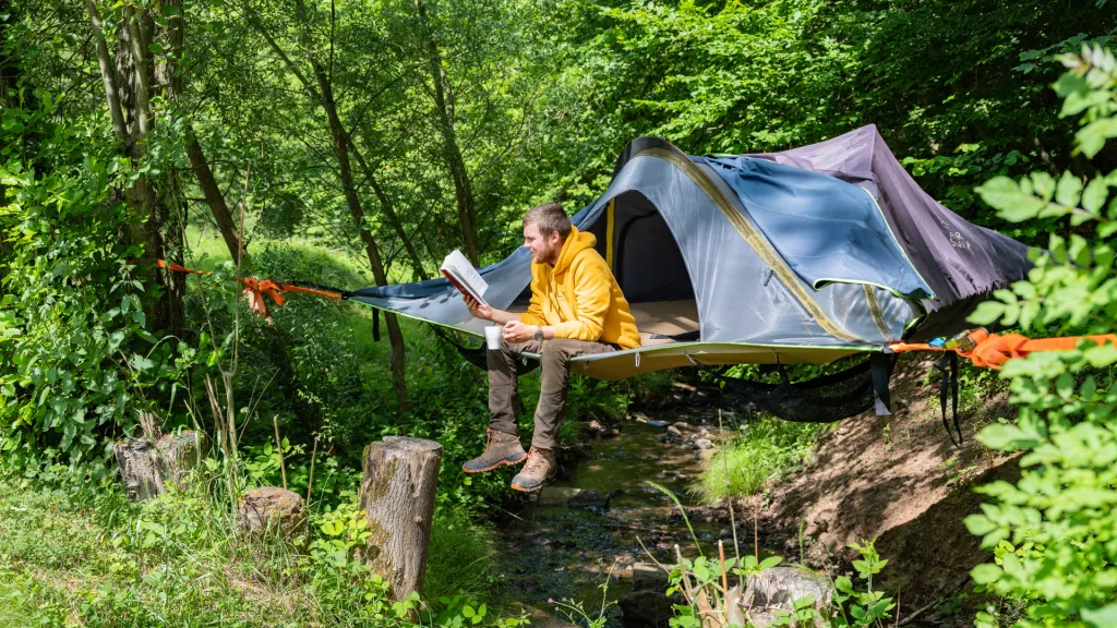 Baumzelt, Buch, Camping, Donnersberg, Zelt