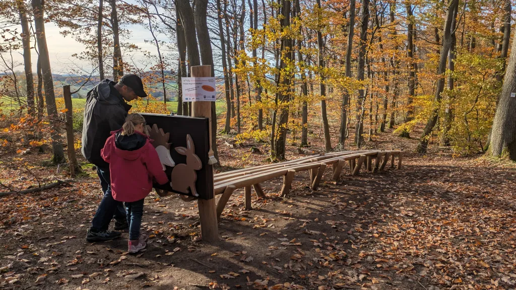 Familie an der Waldmurmelbahn