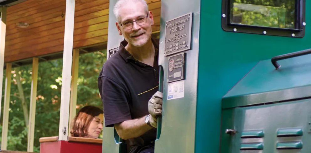 Joachim Merz - Lokführer der Stumpfwaldbahn