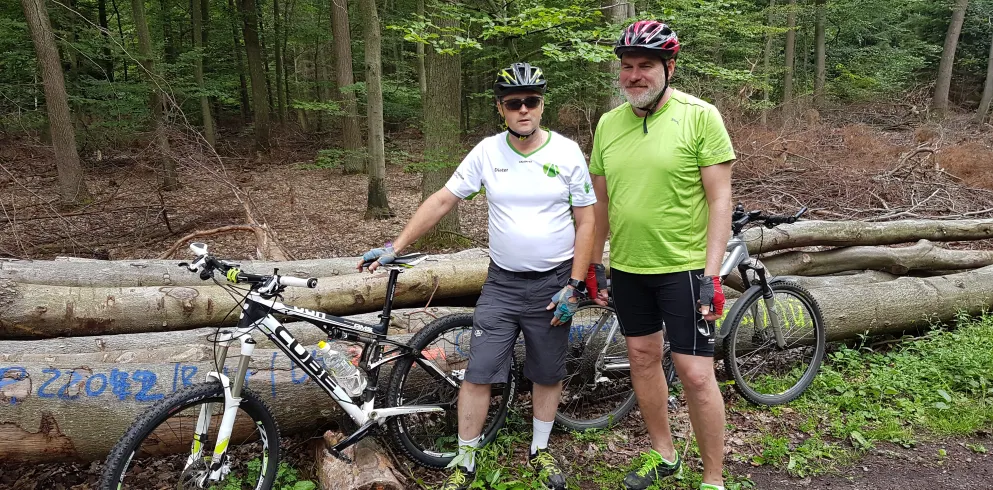 Förster Dieter Gass und Franz Kern