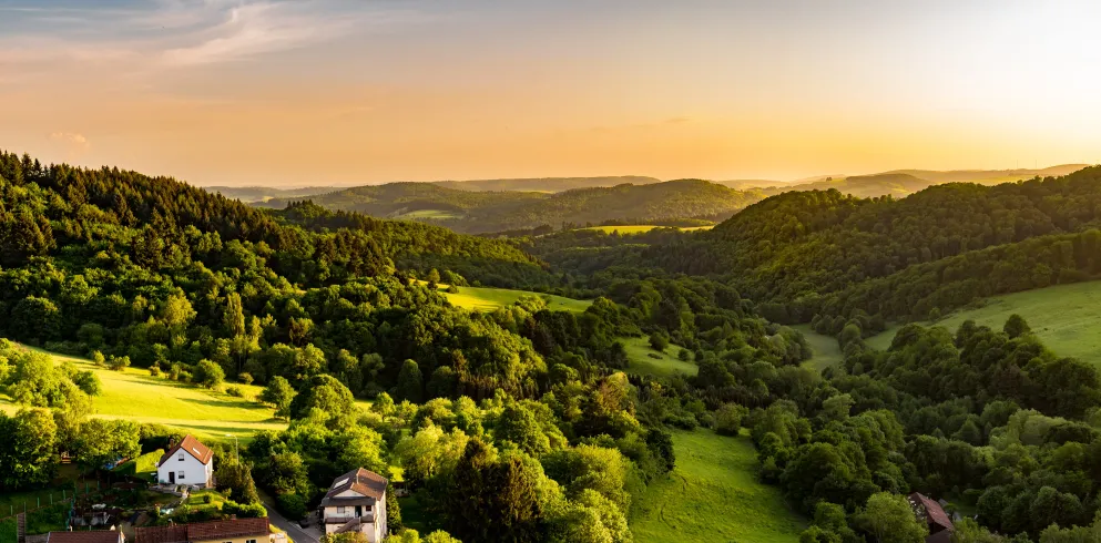 Blick ins Falkensteiner Tal