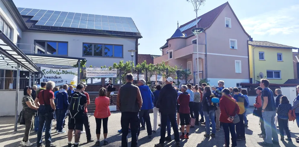 Protestaktion in Steinbach