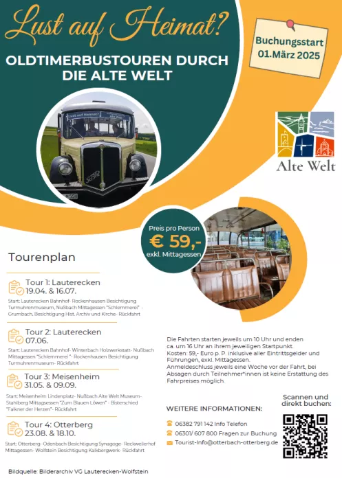 Alte Welt Bustouren 2025