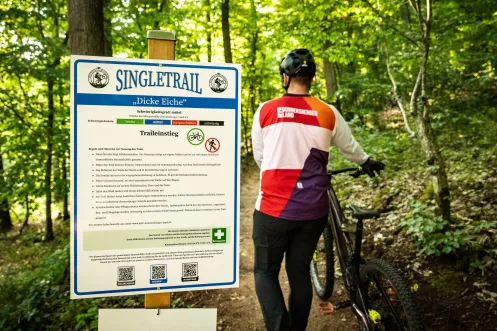 Singletrail-Infotafel