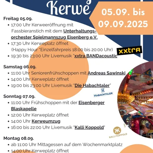 Programm Kerwe 2025 Programm Kerwe 2025