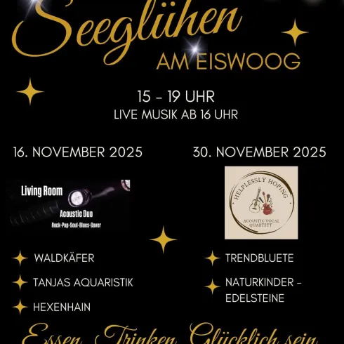 Seeglühen November (© Seehaus Forelle)