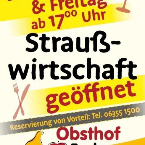 Straußwirtschaft Obsthof Enders (© Familie Enders)