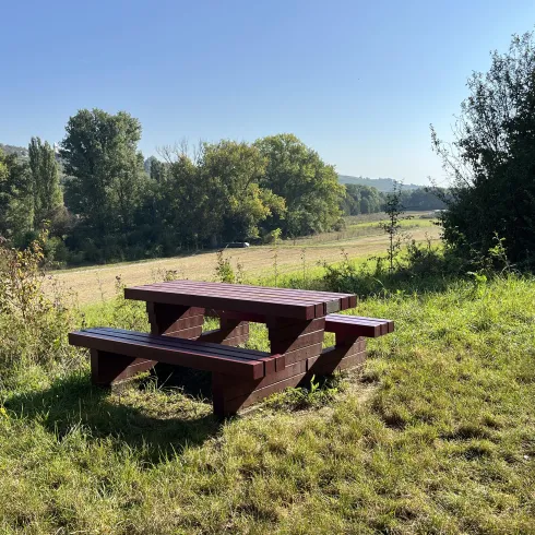 Picknickmöglichkeit am Zellertalweg