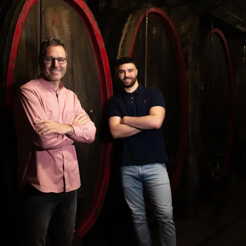 Dirk und Moritz Himmel (© Weingut Schwan)