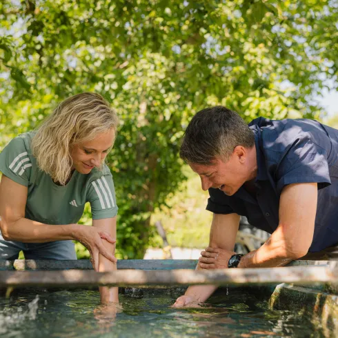 Kneippen in Niefernheim (© Donnersberg-Touristik-Verband e.V., Sven Hasselbach)