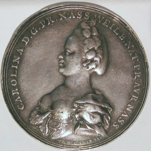 Medaille Caroline (© Museum im Stadtpalais)
