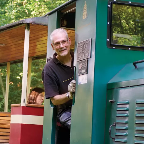 Joachim Merz - Lokführer der Stumpfwaldbahn