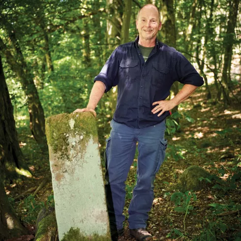 Volker Schledorn im Stumpfwald