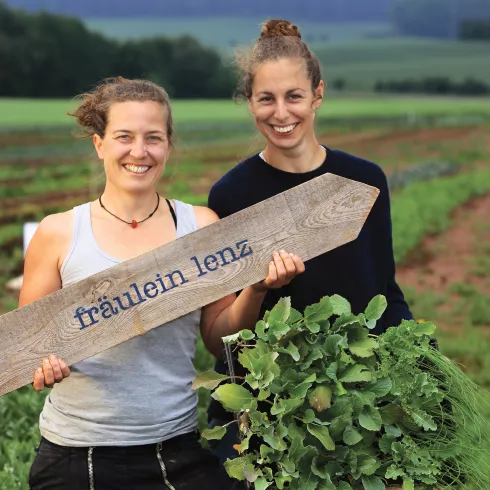 Carla Jennewein und Anne Farber von Fräulein Lenz