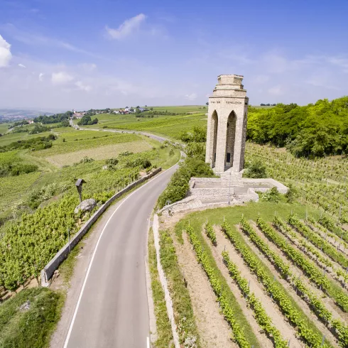 Blick auf das Zellertaler Ehrenmal