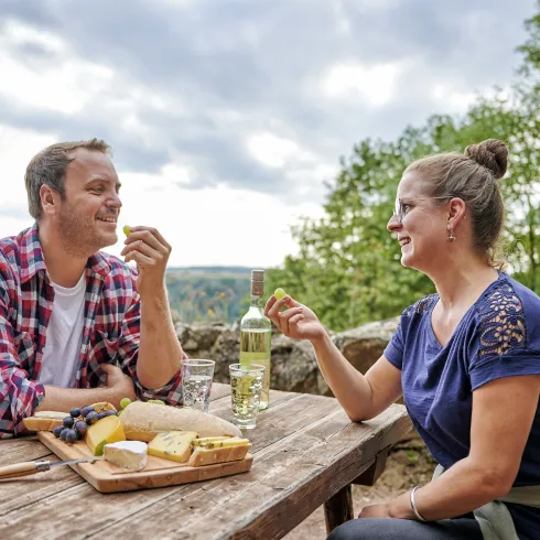 Picknick an der Moschellandsburg
